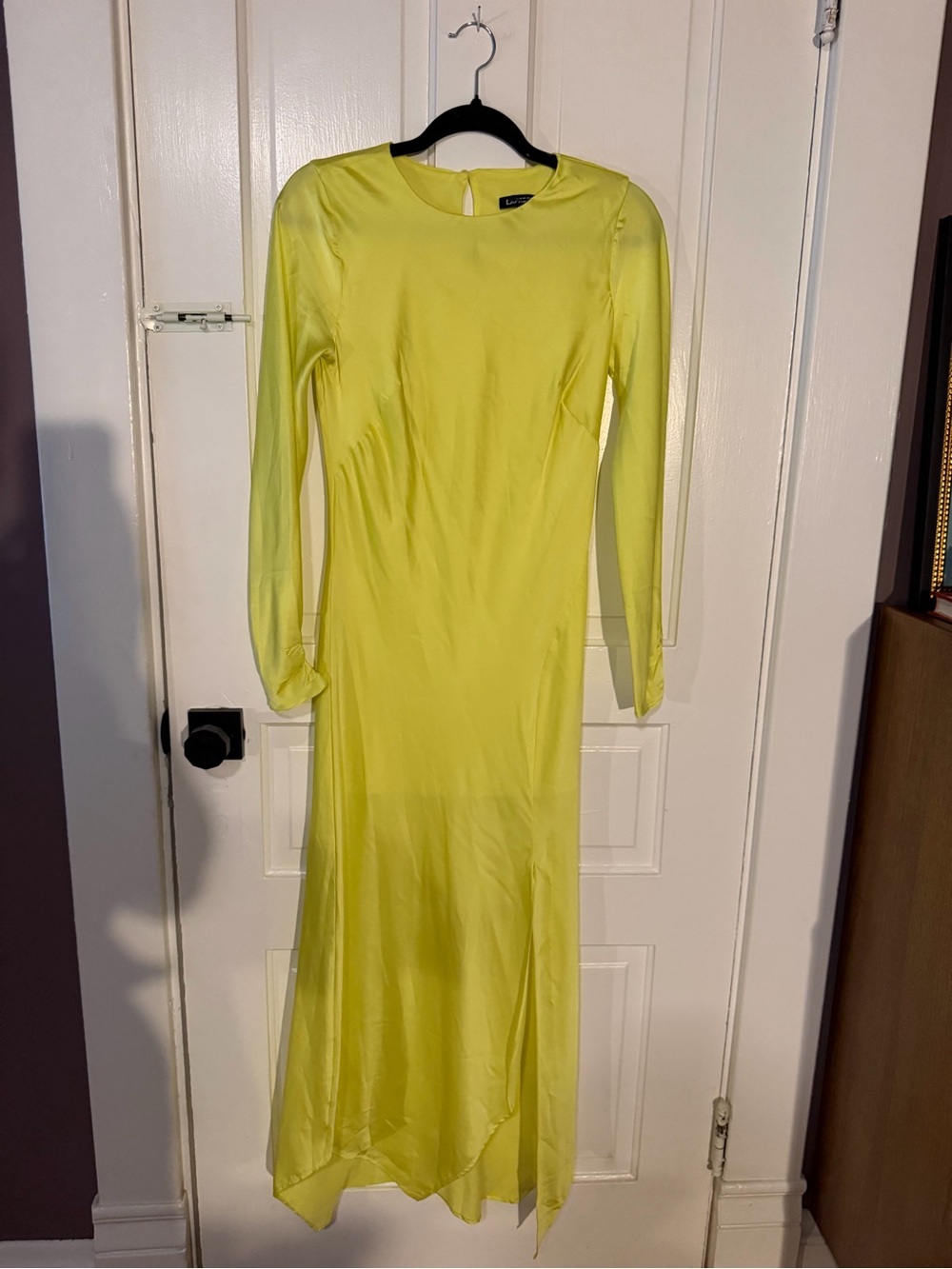 Long Sleeve Yellow Maxi Dress